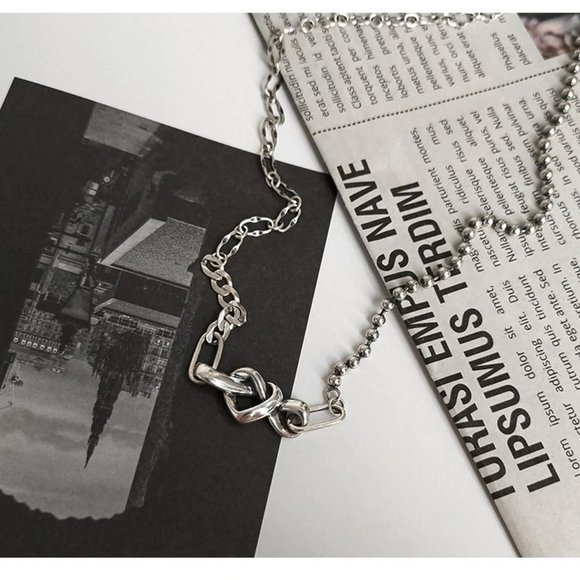 *NEW 925 Sterling Silver Vintage Heart Necklace B9 - Picture 9 of 10